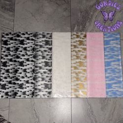 Butterfly Transparent Floral Paper / Papel Koreano 