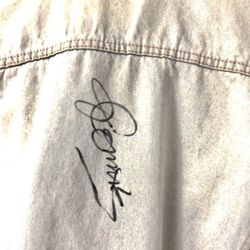 Denim Jacket autographed by Pro Tennis Legend Jimmy Connors