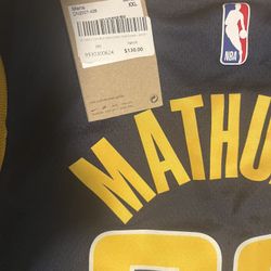 Pacers Jersey Tag Still On
