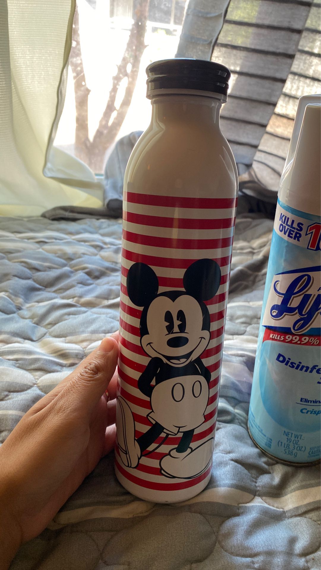 Mickey Mouse water bottle