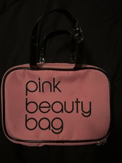 BLOOMINGDALES Vintage RARE Pink Beauty Bag Cosmetic Makeup Bag