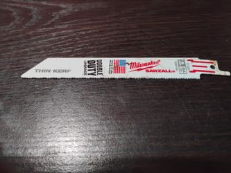 Milwaukee Sawzall Blade Thin Kerf 6-in Metal