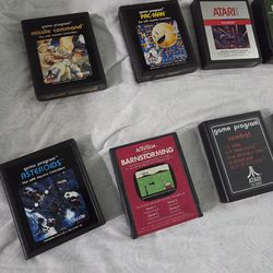 Vintage Atari 2600 games