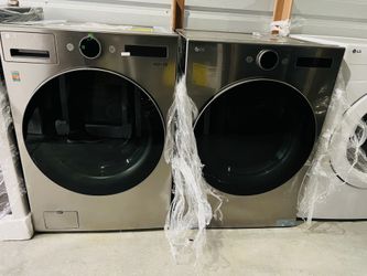 Set Washer And Dryer Gas LG Smart 