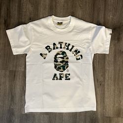Bape Shirt Green Camo Size Small