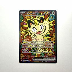 Meowth ex 121/088 ENGLISH Special Illustration Rare - Perfect Order SIR Pokemon