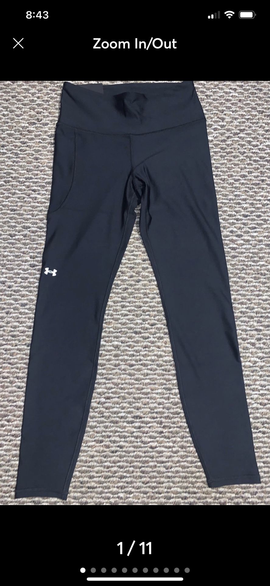 Under Armor Black Athletic Leggings