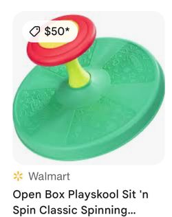 Kids Playskool Classic Spinning 😵‍💫