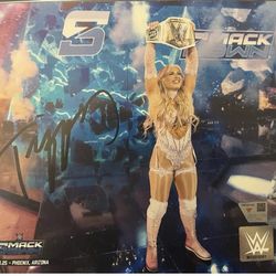 Tiffany Stratton Autograph/1st Championship In Phoenix