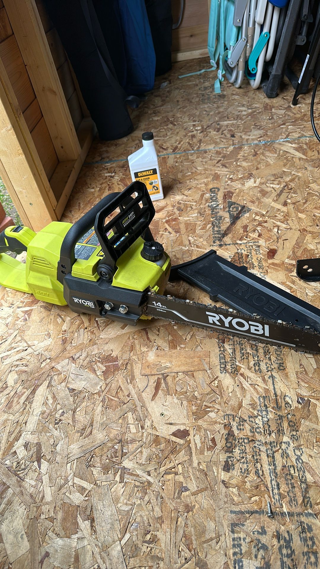 Ryobi 14 In Brushless Chainsaw