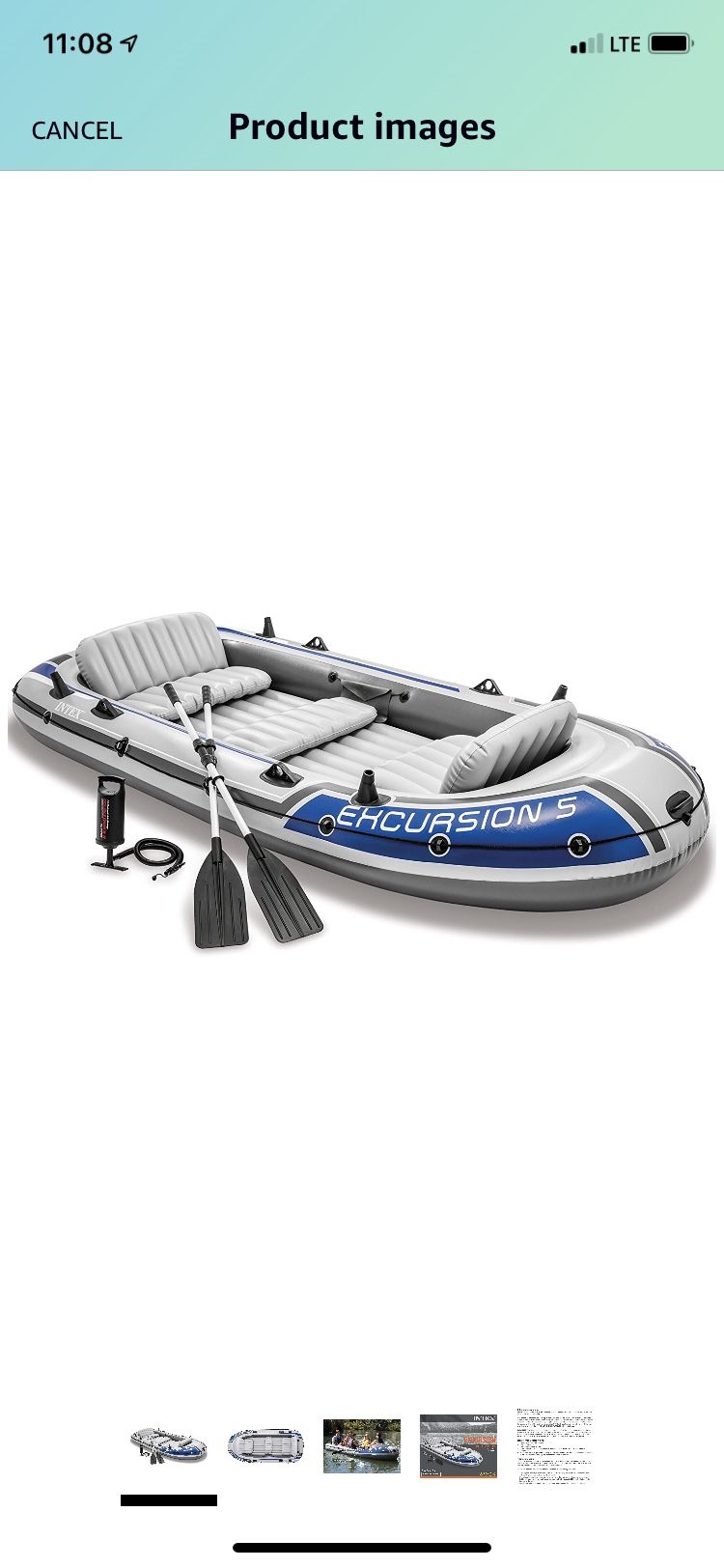 Intex Excursion Inflatable Boat Series 5