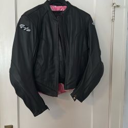 Women’s Leather Motorcycle Jacket 
