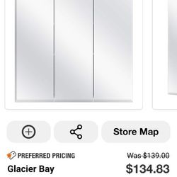 Frameless Bathroom Medicine Cabinet With Mirror 