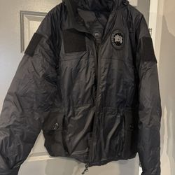 Canada Goose Navy Brigade Jacket With Hood (Brand  New)