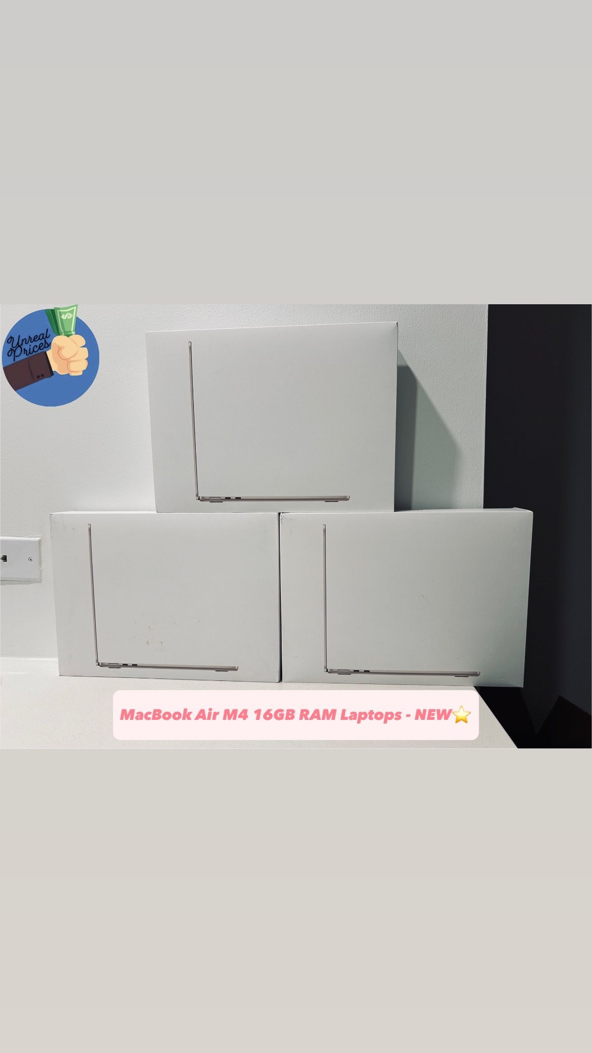 2025 MacBook Air M4 16GB RAM Laptop - Brand New & Sealed🚨