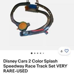 Disney Cars 2 Color Changing Color Splash Speedway Playset