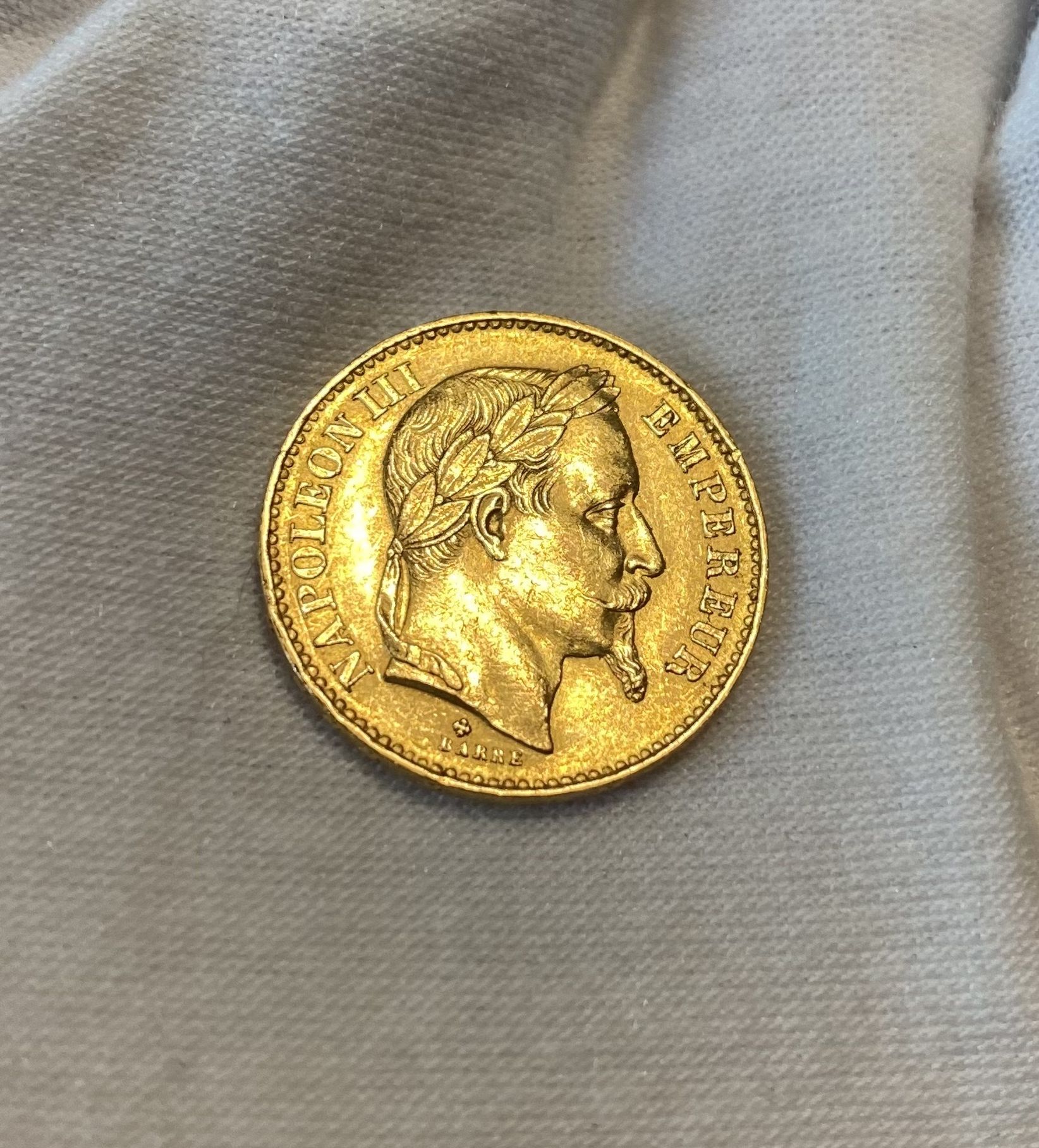 Francais Gold 1868 20 Francs