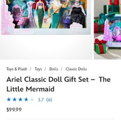 Disney Store

Ariel Classic Doll Gift Set – The Little Mermaid