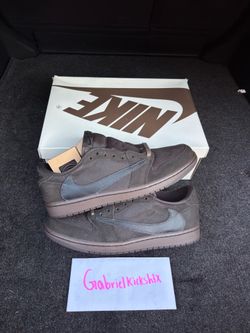 Air Jordan 1 Low OG Travis Scott Velvet Brown Sz 10.5