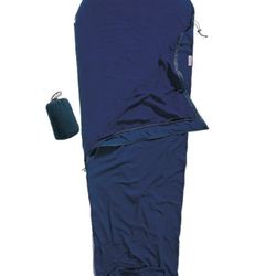 Cocoon Micro-Fleece Mummy Sleeping Bag Liner Zipper Right