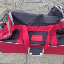 Red Suitcase Nautica Wheeled Suitcase RED
