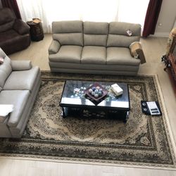 Leather Sofa And Loveseat Set by La-Z-Boy 