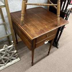 Antique Drop Leaf Side Table