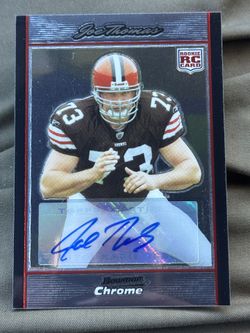 Joe Thomas Rookie Auto 2007 Bowman Chrome
