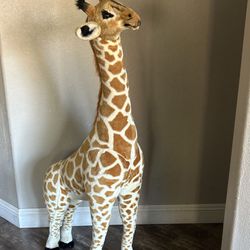 Melissa & Doug Giant Giraffe - Stuffed Animal Toy (around 4 feet tall)
