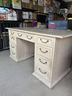 Off white creamish desk
