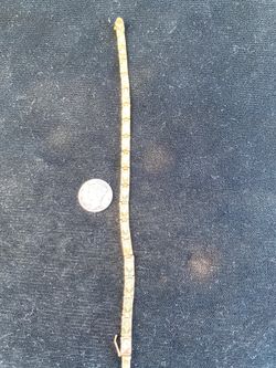 14k solid gold bracelet 7” tested on sale