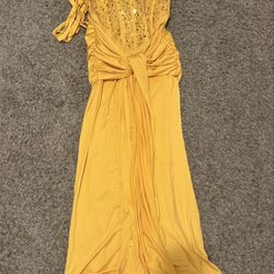 Women’s Gold Dress