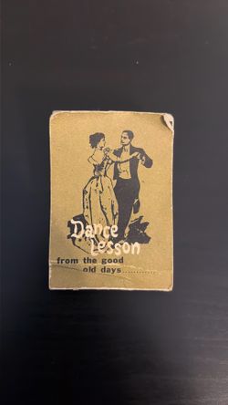 Vintage 1941 “dance lesson from the good old days” photo flip book