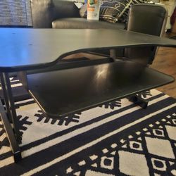 Rocelco Adjustable Height Standing Desk Converter