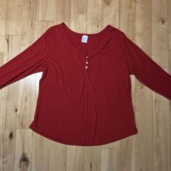 NEW Stars Above Womens Red Top (XXL)