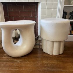 Ceramic Side Tables / Plant Stands - Urban Outfitters 