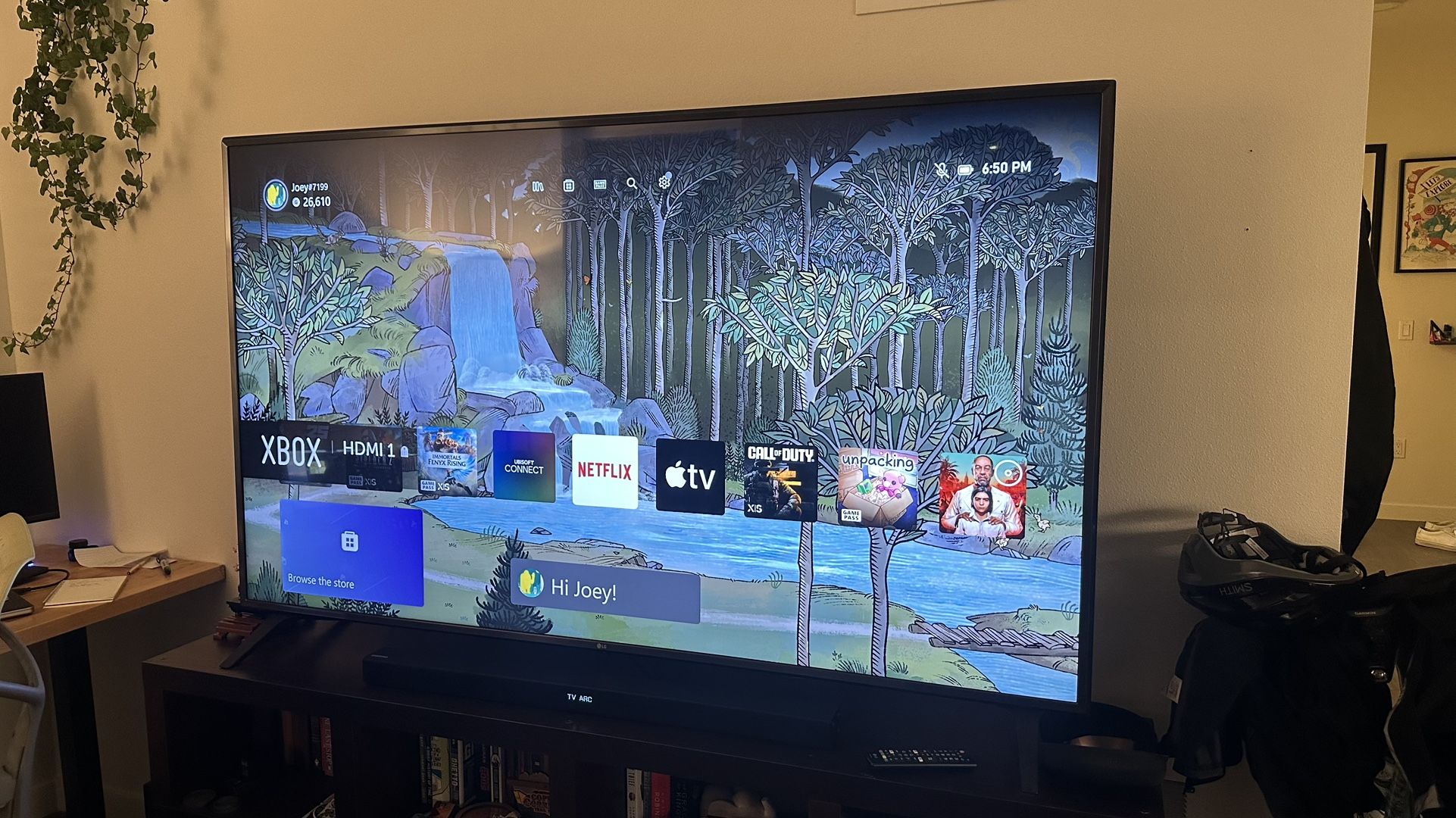 LG 75” 4k TV