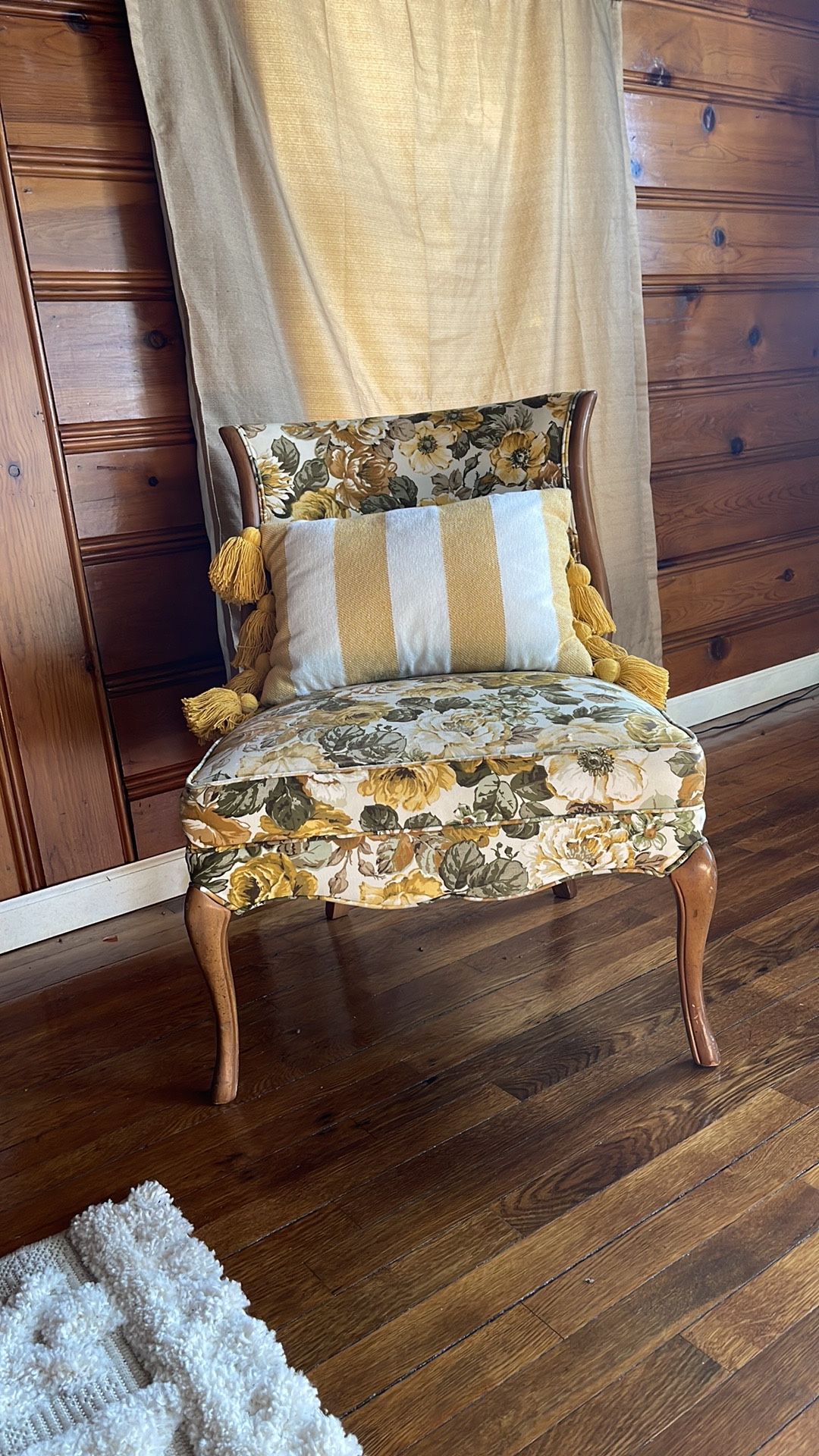 Carved Slipper Chair