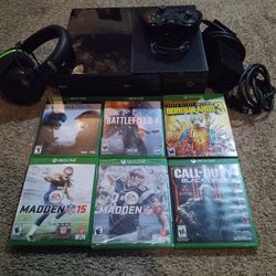 Xbox One 6 Games And Headphones