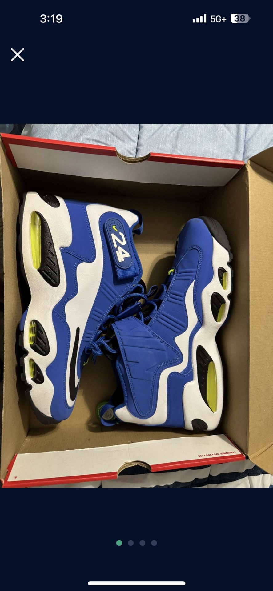 Blue Griffey Sz 12 PADS