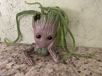 Baby Groot Flowerpot Tree Man Planter Flower Pot with Drainage Hole. PUPPY DOG TAIL CACTUS