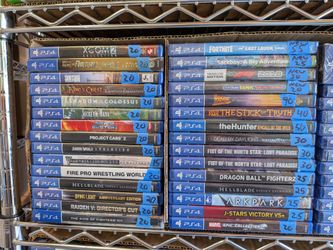 PlayStation 4 PS4 games