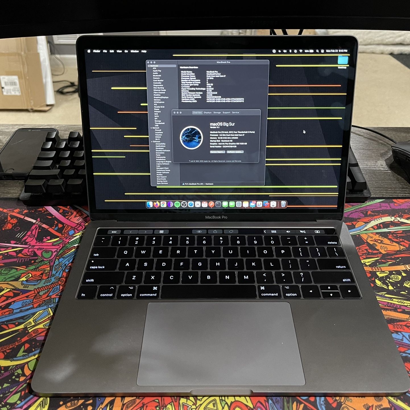 13" 2017 MacBook Pro with Apple Keyboard and Magic Mouse 2