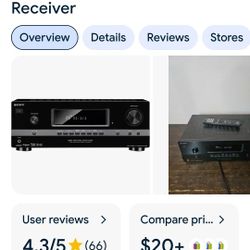 Sony STR STR-DH520 7.1 Channel 100 Watt Receiver