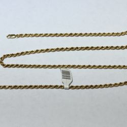 14k Gold Rope Chain