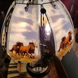Antique Horse Lamp 