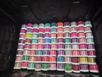Huge Professional Nail Dip Powder Lot – Kiara Sky, OMG, SNS & More – 800+ Jars