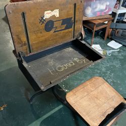 Vintage School Desk