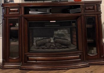 Electric Fireplace TV Stand Entertainment Center