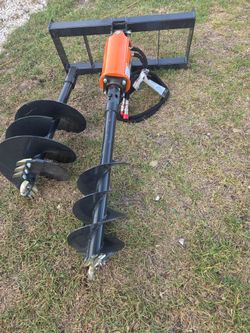 New skid steer or tractor auger